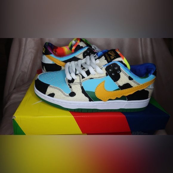 NIKE SB DUNKS LOW - BEN & JERRYS CHUNKY DUNKY - Picture 1 of 10